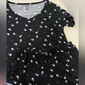 Cozy Skull Pajama Set